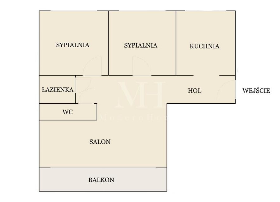 Białystok, Gajowa, Przestronne 3 Pokojowe Mieszkanie | Duży Balkon