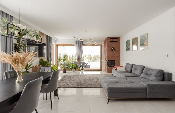 mazowieckie, legionowski, Parterowy, nowoczesny dom - luksusowa przestrzeń dla wymagających.