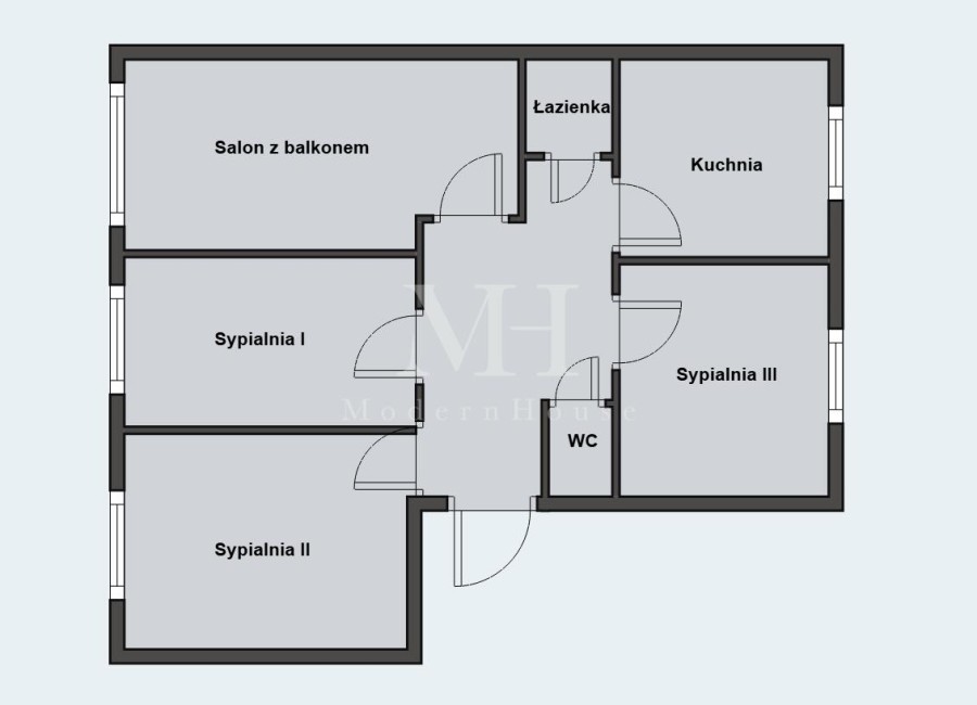 Białystok, Piasta II, Piastowska, 4 pokoje z oddzielną kuchnią, 5 min od centrum