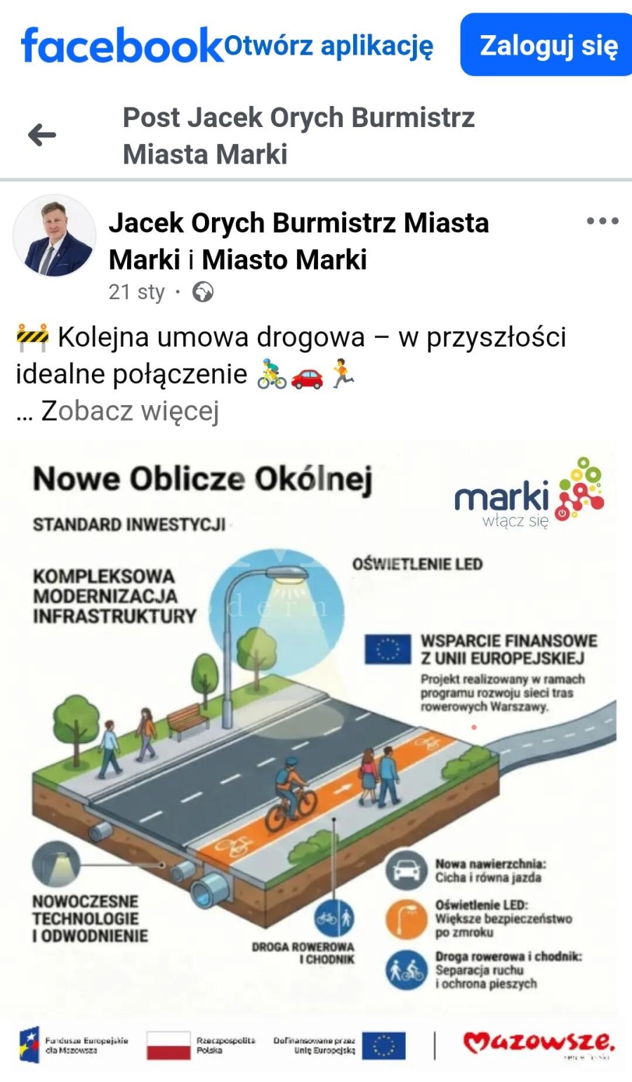 wołomiński, Marki, Marki, Okólna, Segment z Ogródkiem i 2 Miejscami Postojowymi | 5 Pokoi | Marki