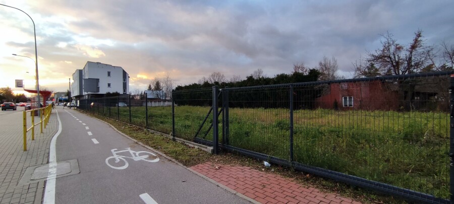 Białystok, Pogodna, Działka w środku miasta, idealna pod komis.