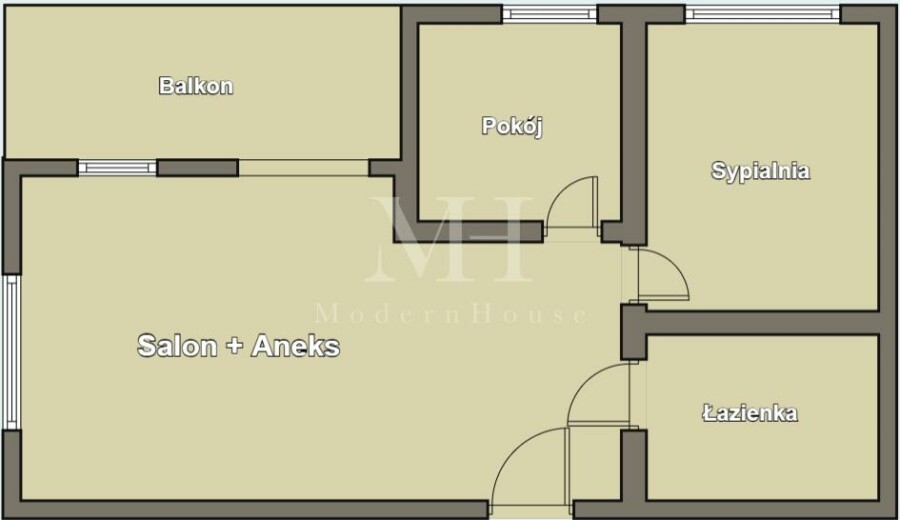 białostocki, Choroszcz, Porosły, 60m²  | 3 pokoje | Nowe budownictwo | Cegła