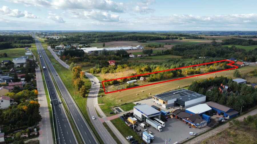 białostocki, Choroszcz, Łyski, Warszawska, Działka inwestycyjna przy S8 w Łyskach!