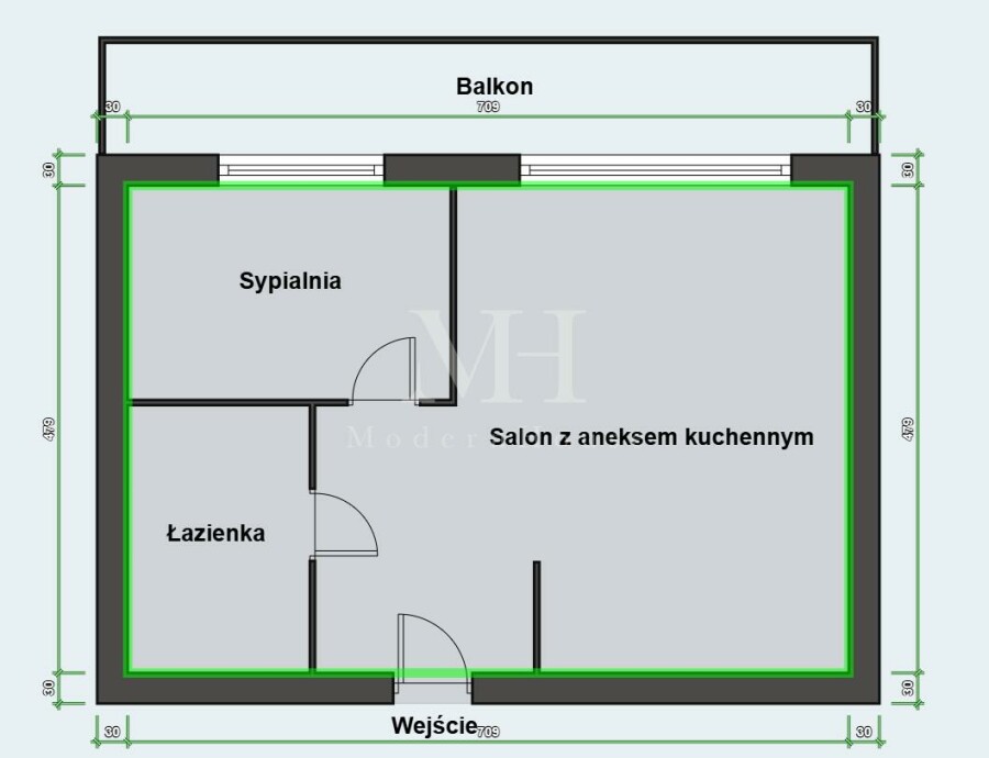 Białystok, Wygoda, Krańcowa, Przestronne 2 pokoje w nowym budownictwie | +Garaż
