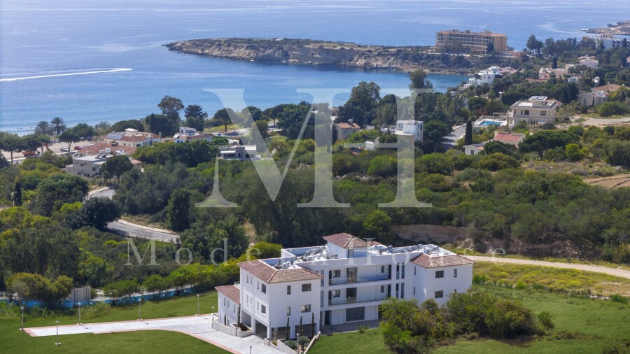 Pafos, Coral Bay, Luksusowy Apartament na Cyprze z widokiem na morze