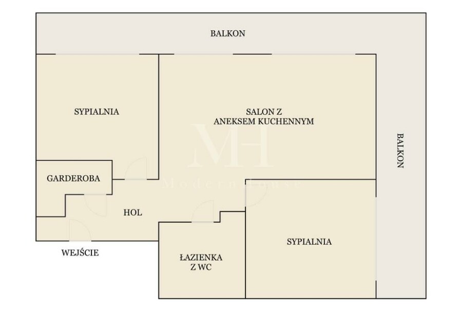 Białystok, al. Jana Pawła II, Nowoczesne 3 Pokojowe Mieszkanie | Duży Balkon