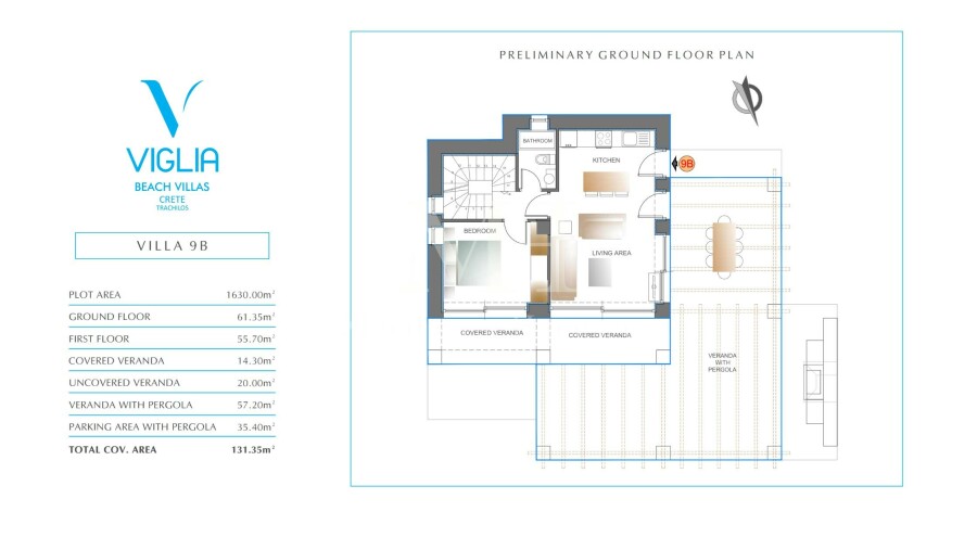 Chania, Chania, Kisamos, Atrakcyjna Willa tuż przy plaży na Krecie