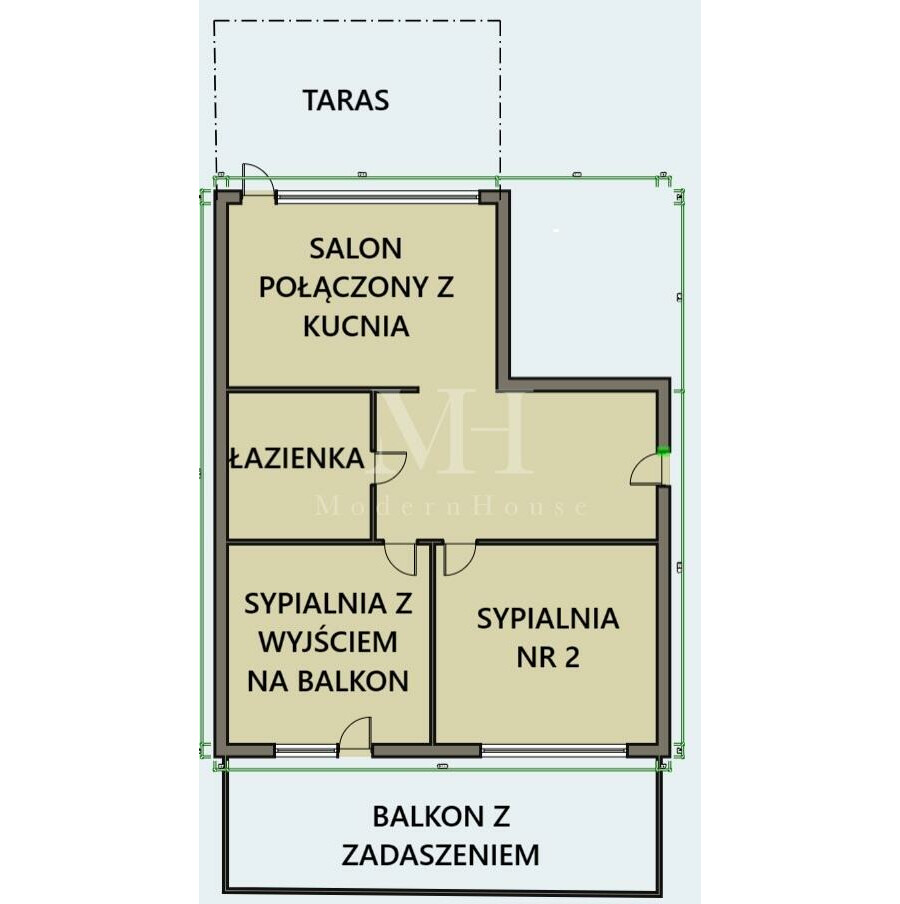 białostocki, Białystok, Białystok, Pozioma, Trzypokojowe mieszkanie -1 piętro -zamknięte osiedle