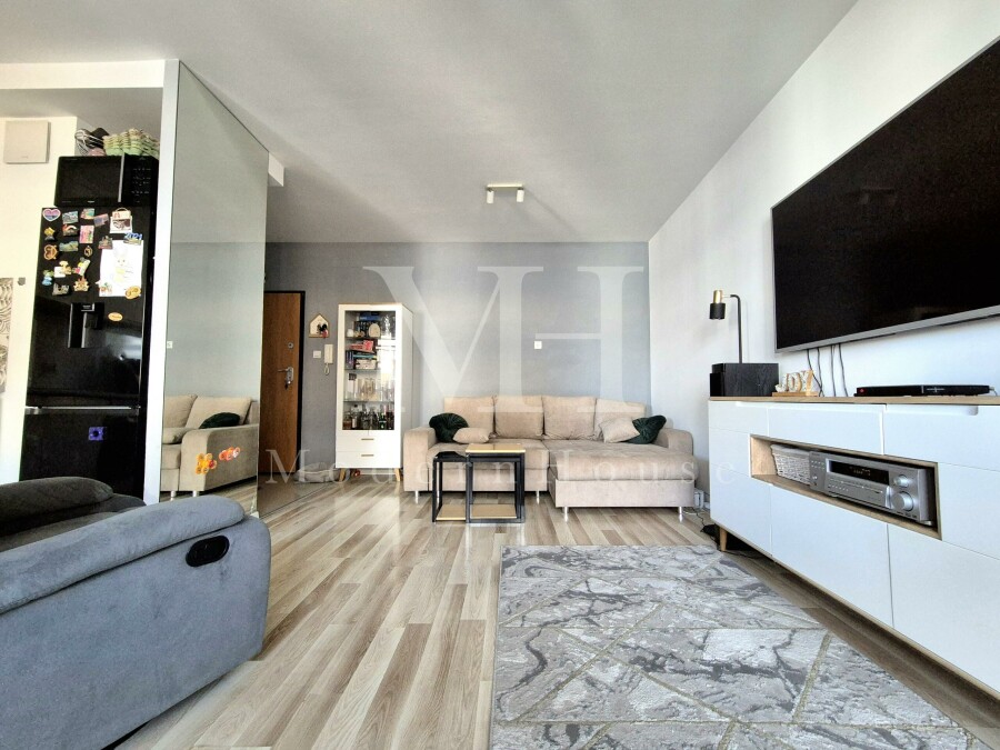 Białystok, Salon z aneksem + sypialnia przy al. Jana Pawła II