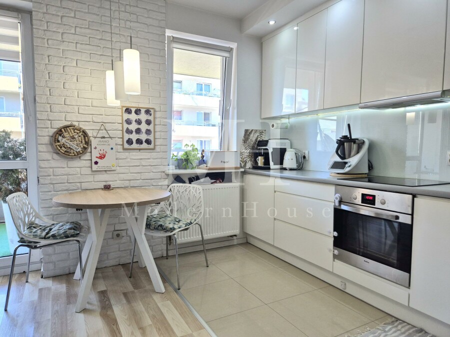 Białystok, Salon z aneksem + sypialnia przy al. Jana Pawła II