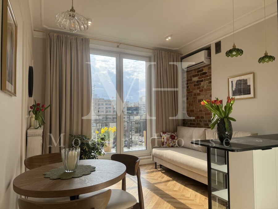 Warszawa, Warszawa, Warszawa, Marszałkowska, CENTRUM Dwustronne 280cm wys. 2Pokoje Taras Widokowy Metro Park Saski