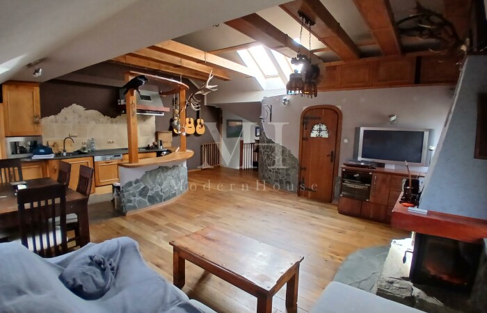 mazowieckie, otwocki, Dwupoziomowe mieszkanie 87 m² z sauną i miejscem postojowym w cenie