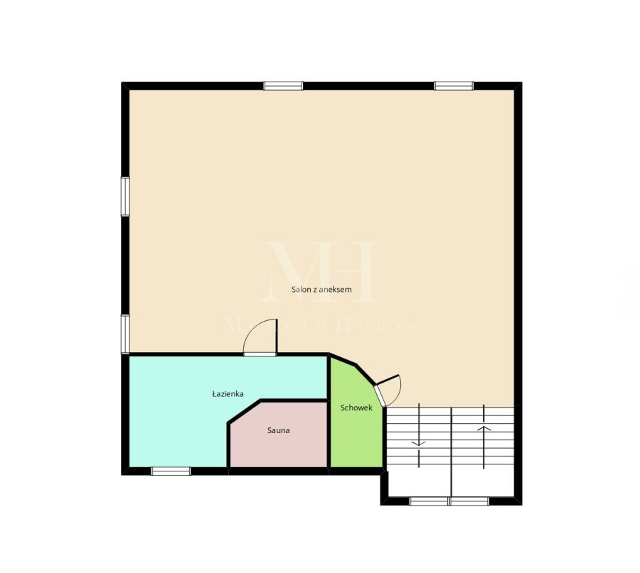 otwocki, Otwock, Otwock, Stanisława Lema, Dwupoziomowe mieszkanie 87 m² z sauną i miejscem postojowym w cenie