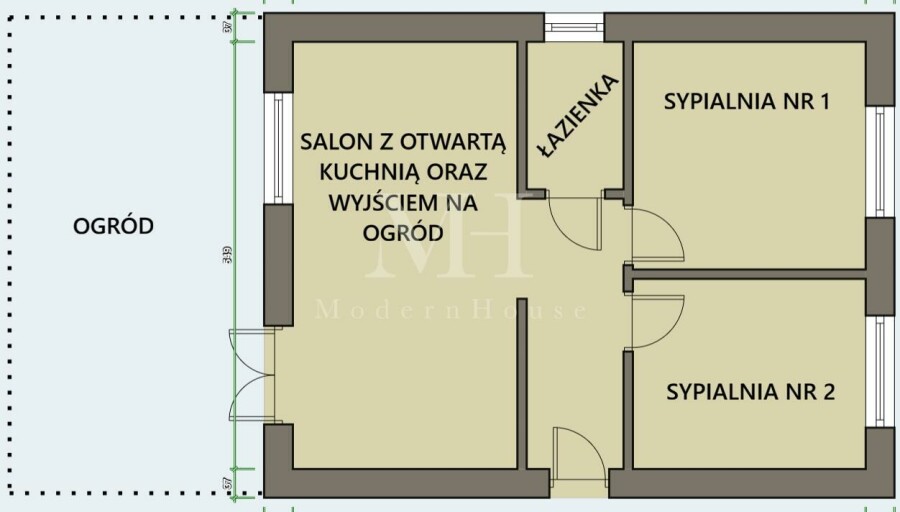siemiatycki, Siemiatycze, Siemiatycze, Witosa, Nowe bezczynszowe mieszkanie z ogrodem