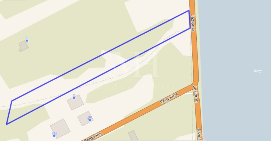 augustowski, Płaska, Dalny Las, Jeziorna, Działka 30 metrów od  jeziora Serwy. Własny pomost.