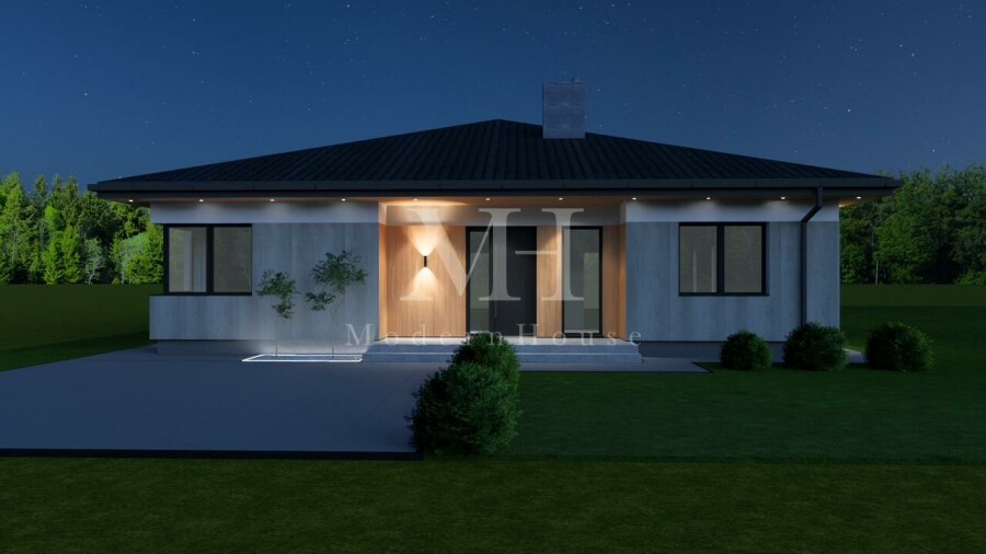 białostocki, Białystok, Białystok, Halicka, Nowoczesny dom parterowy 150 m² Dojlidy Górne Premium 760 m² działki