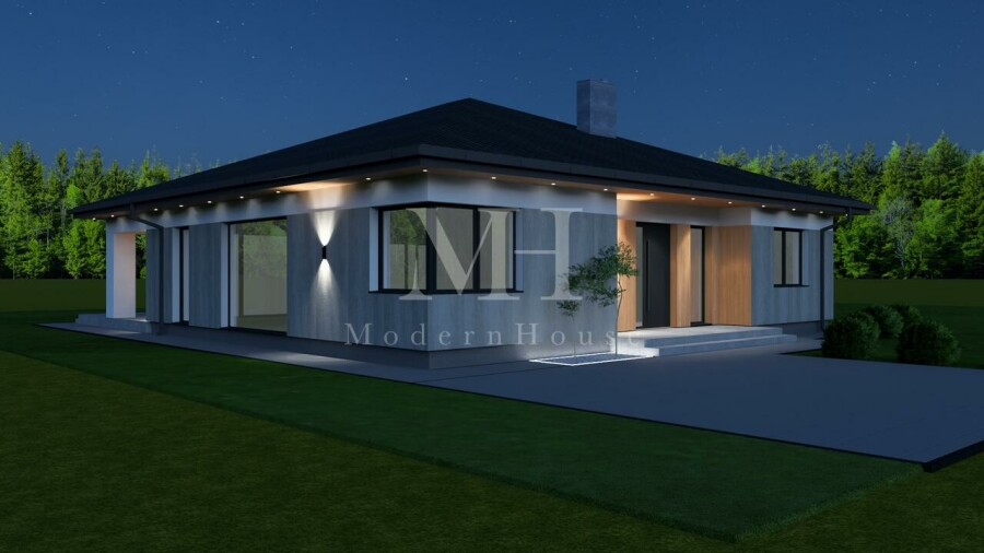 białostocki, Białystok, Białystok, Halicka, Nowoczesny dom parterowy 150 m² Dojlidy Górne Premium 760 m² działki
