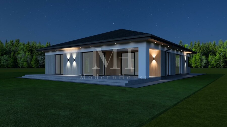 białostocki, Białystok, Białystok, Halicka, Nowoczesny dom parterowy 150 m² Dojlidy Górne Premium 760 m² działki