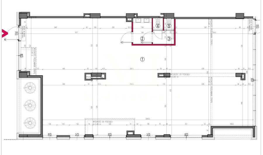 Warszawa, Grzybowska, Grzybowska  | Lokal  239 m² | Rondo ONZ | Medyczny, Edukacyjny, Biuro.