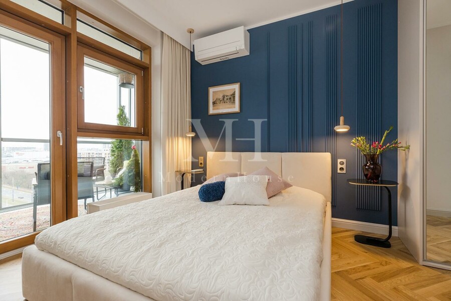 Warszawa, Zygmunta Słomińskiego, 3Pokoje 2Łazienki Widokowy Balkon Garaż  Basen Metro Arkadia PREMIUM