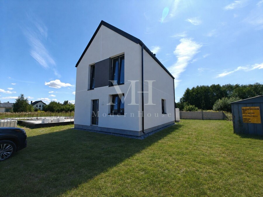 białostocki, Juchnowiec Kościelny, Hryniewicze, Poziomkowa, Nowy Dom dla rodziny 110 m2, spokojna okolica Hryniewicze