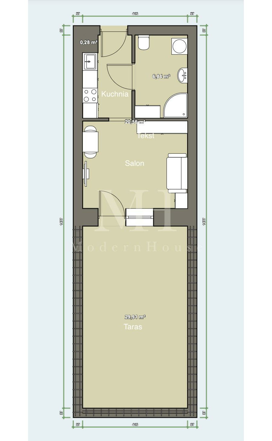Warszawa, Wola, Wola, Jaktorowska, Wyjątkowe mieszkanie przy Jaktorowskiej z 30 m² prywatnym tarasem