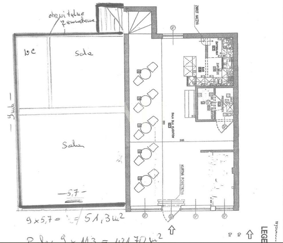 Warszawa, Obozowa, Wola Obozowa lokal usługowy 100 m²  parter | witryna | piwnican 40