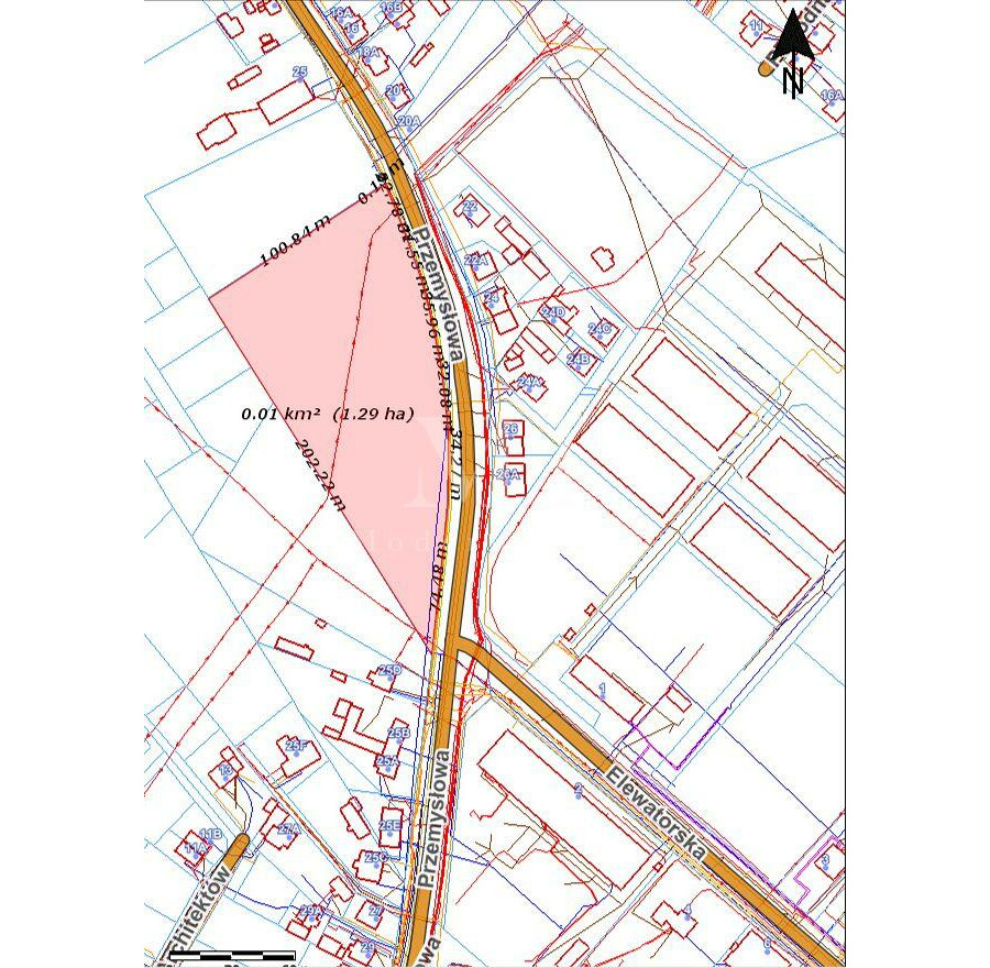 grajewski, Grajewo, Grajewo, Przemysłowa, Działka 12 domów 1,29 ha Grajewo Media 100 m frontu Duży potencjał