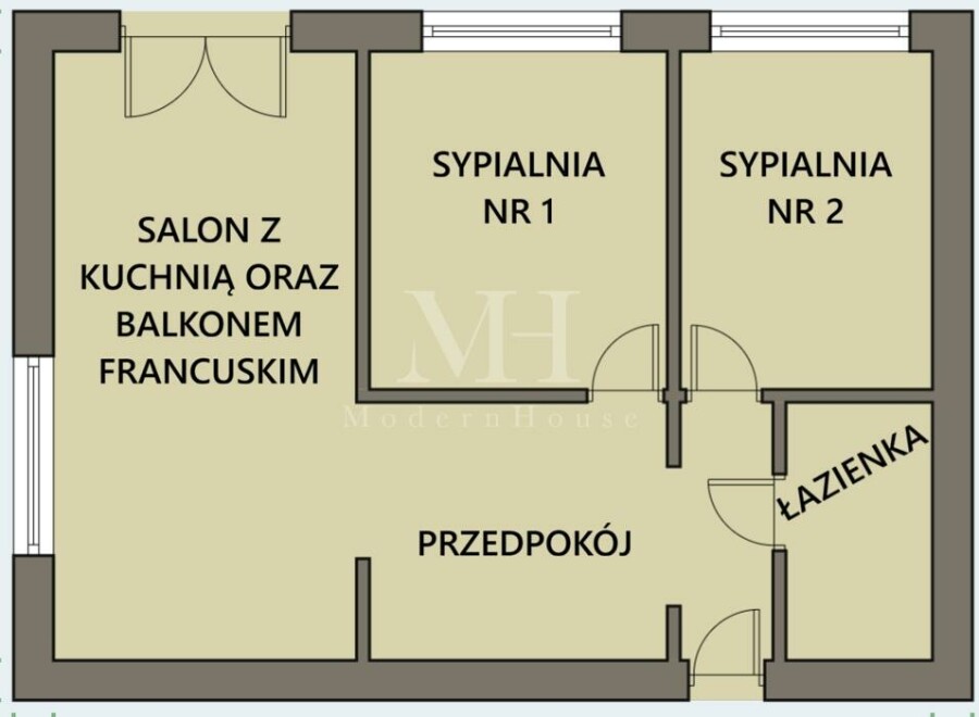 białostocki, Białystok, Białystok, Ciepła, Gotowe do wejścia dwa pokoje+salon z kuchnią na drugim piętrze